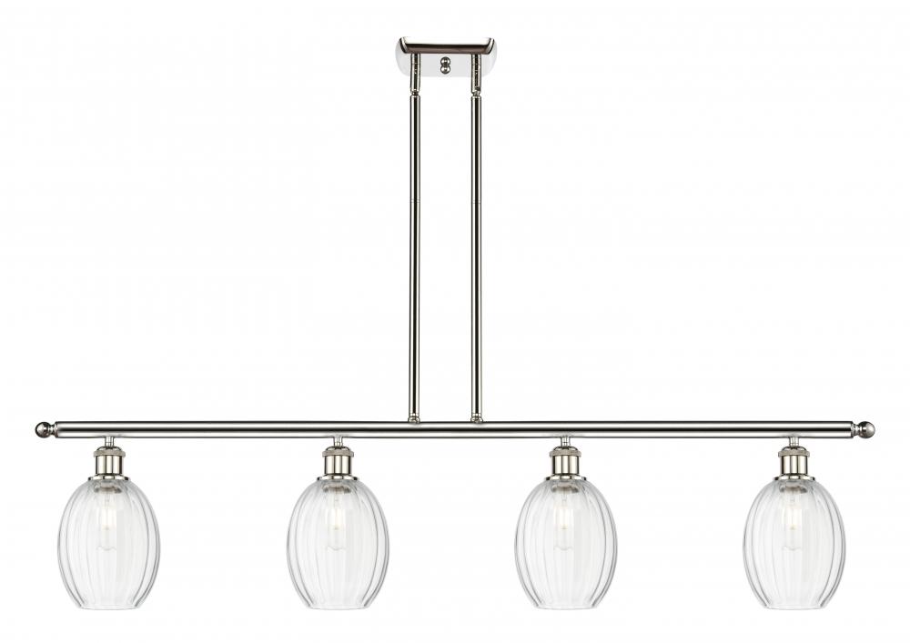 Preston Bulb - 4 Light - 48 inch - Polished Nickel - Stem Hung - Island Light