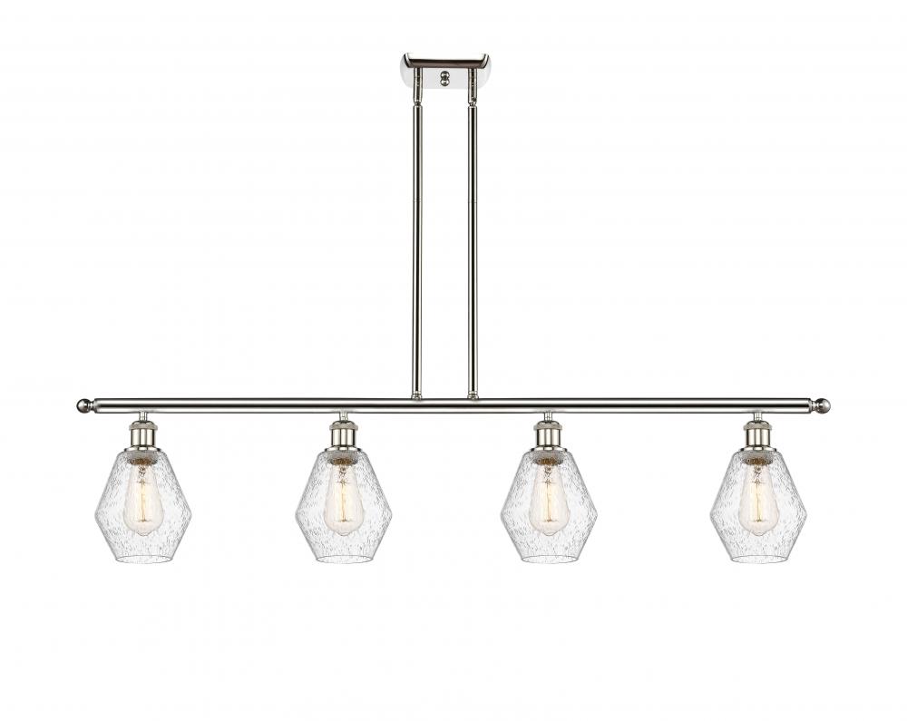 Cindyrella - 4 Light - 48 inch - Polished Nickel - Stem hung - Island Light