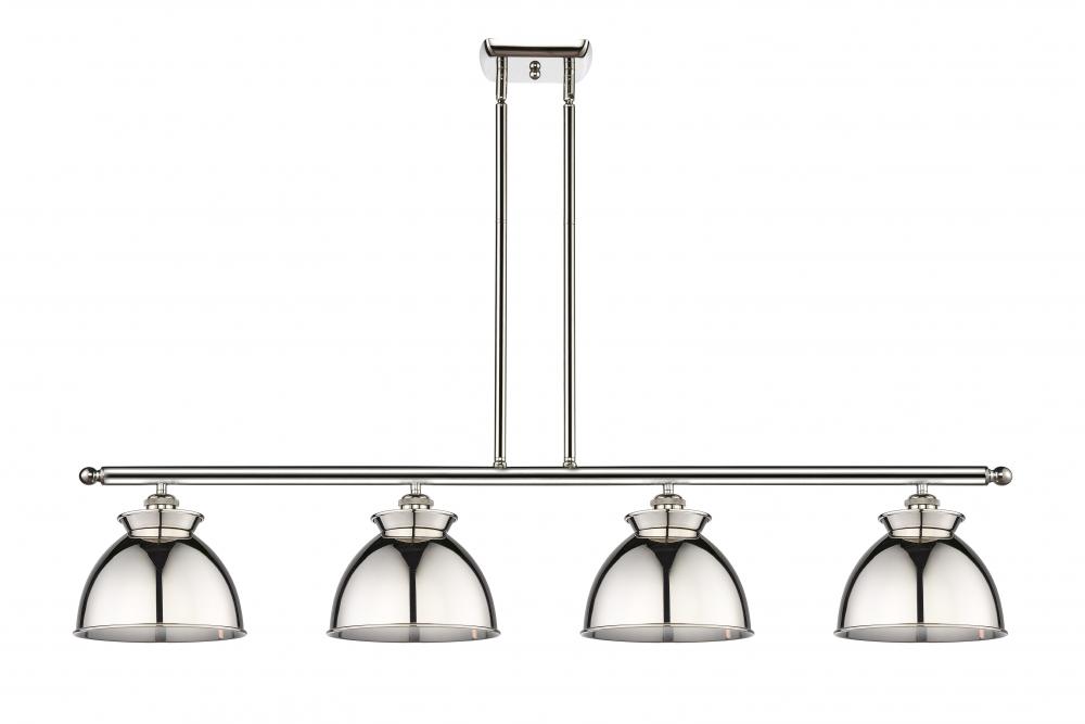 Adirondack - 4 Light - 48 inch - Polished Nickel - Stem hung - Island Light