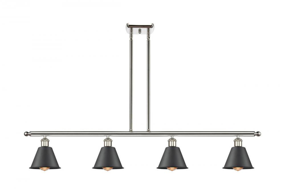 Smithfield - 4 Light - 48 inch - Polished Nickel - Stem hung - Island Light