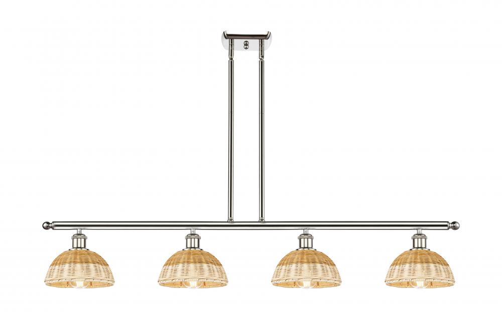 Bristol Natural II - 4 Light - 48 inch - Polished Nickel - Stem Hung - Island Light