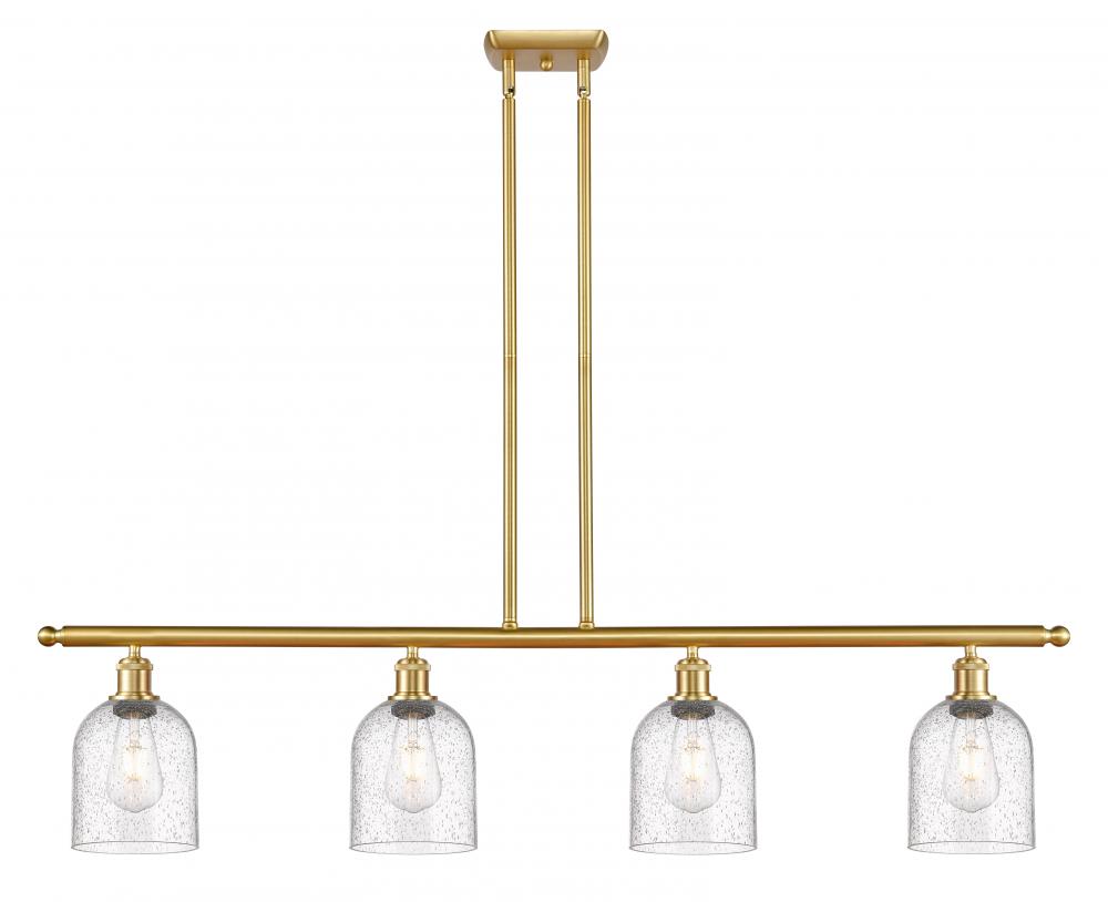 Bella - 4 Light - 48 inch - Satin Gold - Stem hung - Island Light