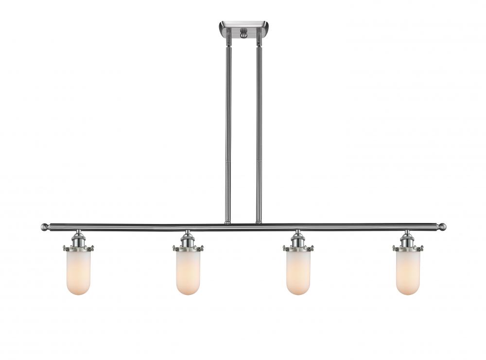 Kingsbury - 4 Light - 48 inch - Brushed Satin Nickel - Stem hung - Island Light
