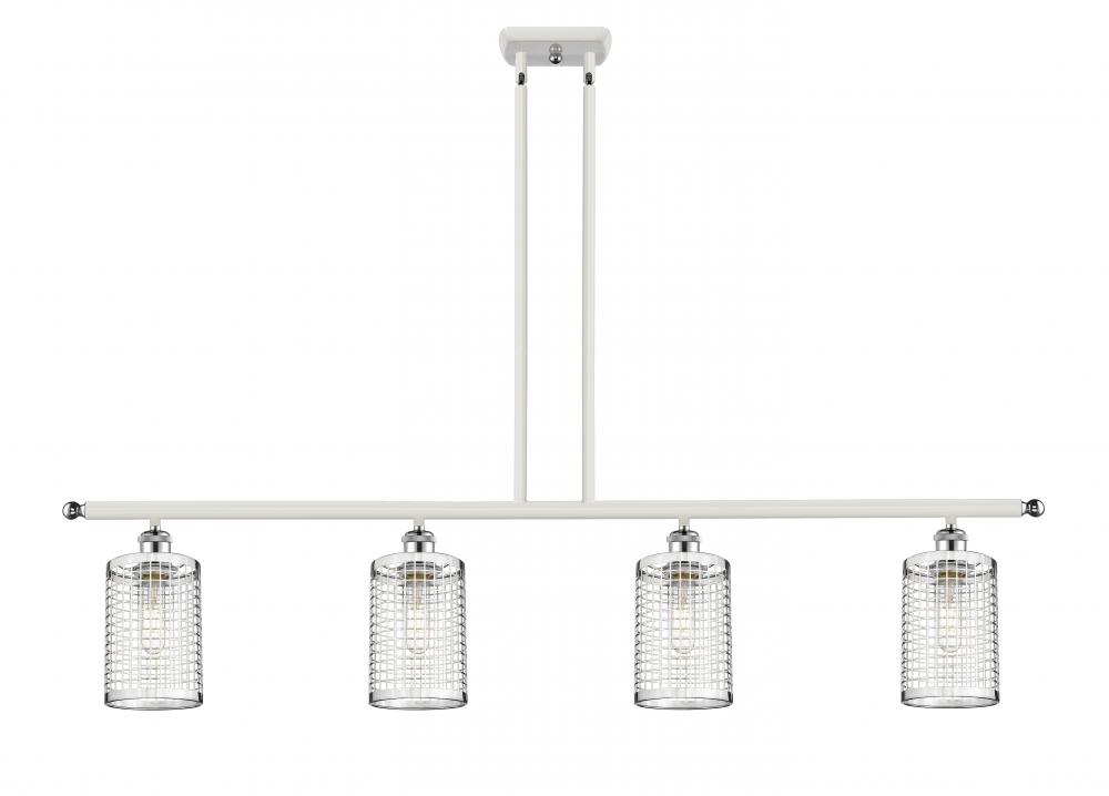 Nestbrook - 4 Light - 48 inch - White Polished Chrome - Multi Pendant