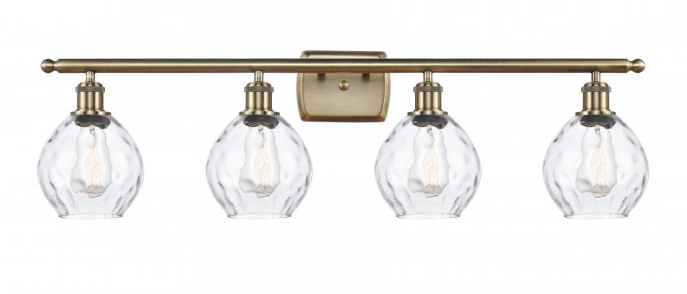 Waverly - 4 Light - 36 inch - Antique Brass - Bath Vanity Light