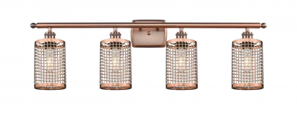 Nestbrook - 4 Light - 35 inch - Antique Copper - Bath Vanity Light