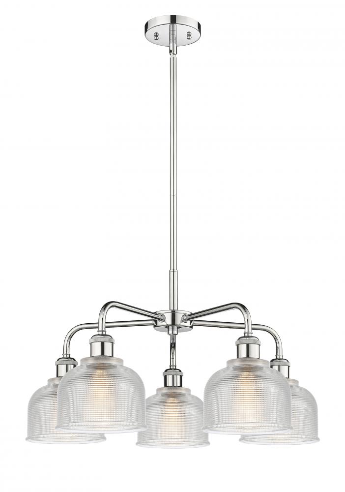 Dayton - 5 Light - 24 inch - Polished Chrome - Chandelier