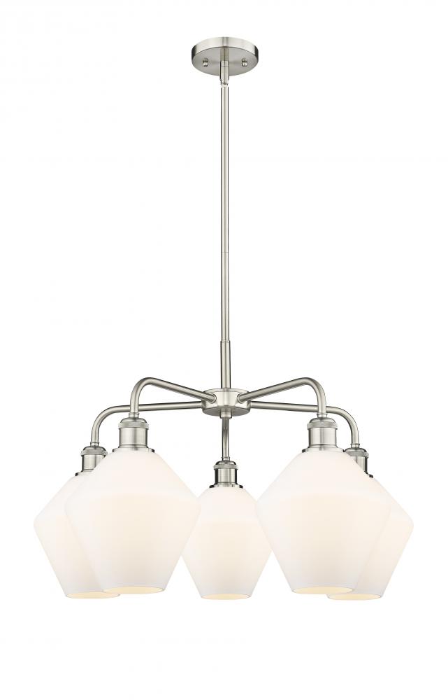 Cindyrella - 5 Light - 26 inch - Satin Nickel - Chandelier