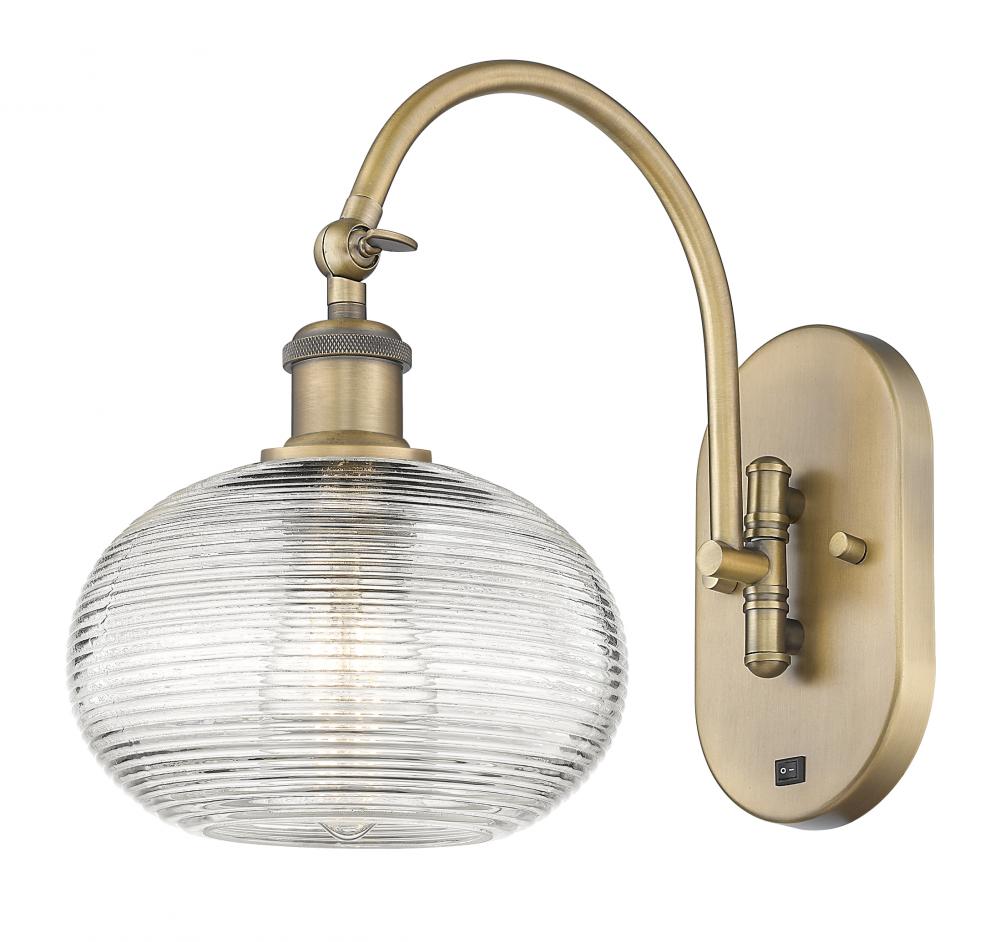 Ithaca - 1 Light - 8 inch - Brushed Brass - Adjustable Swing Arm