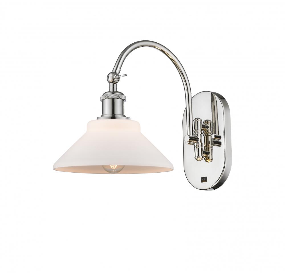 Orwell - 1 Light - 8 inch - Polished Nickel - Adjustable Swing Arm