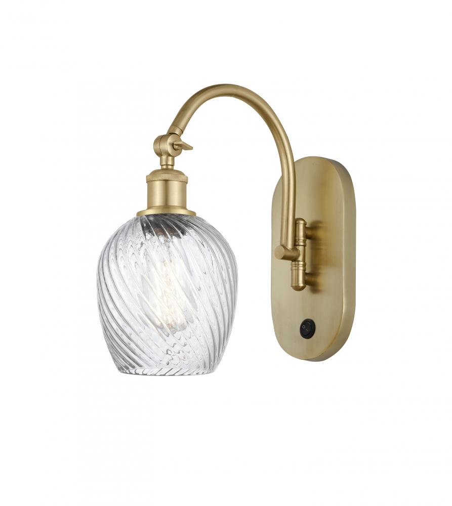 Salina - 1 Light - 6 inch - Satin Gold - Adjustable Swing Arm