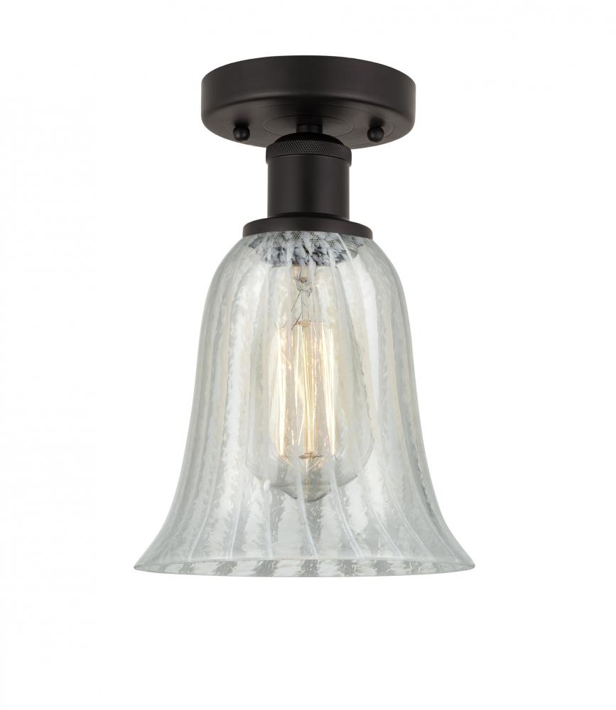 Hanover - 1 Light - 6 inch - Oil Rubbed Bronze - Semi-Flush Mount