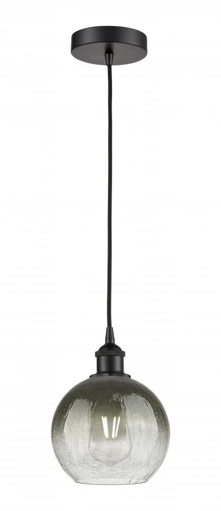 Brookhaven Globe - 1 Light - 8 inch - Matte Black - Cord hung - Mini Pendant