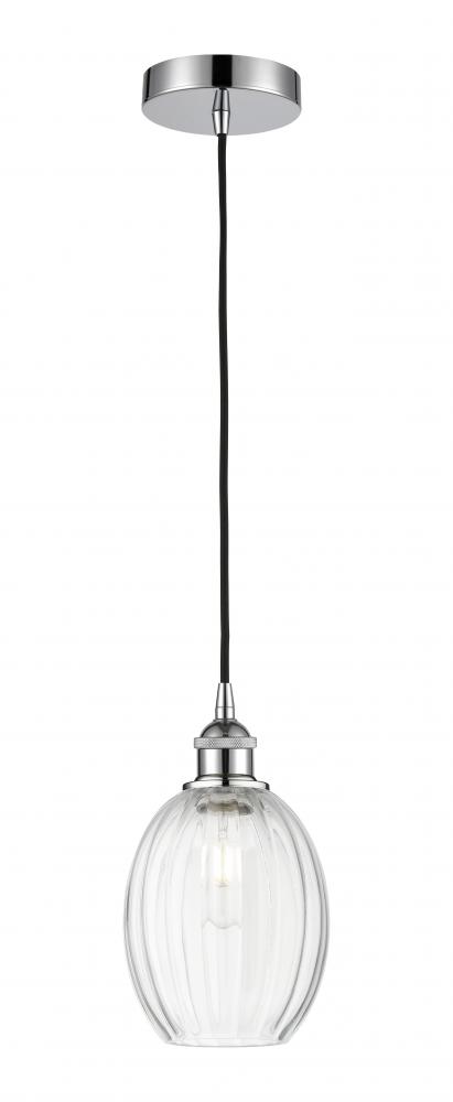 Preston Bulb - 1 Light - 6 inch - Polished Chrome - Cord hung - Mini Pendant
