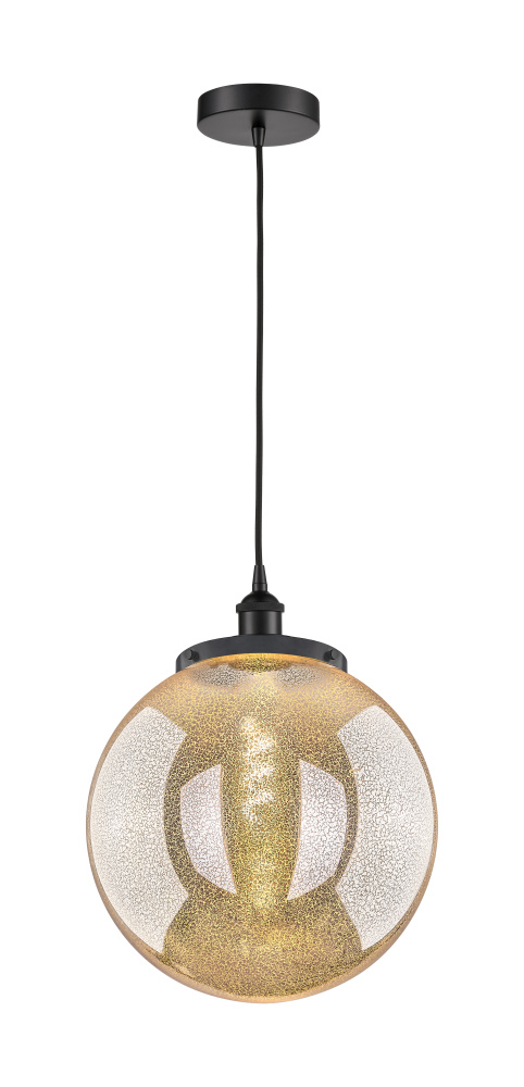 Beacon - 1 Light - 14 inch - Matte Black - Mini Pendant