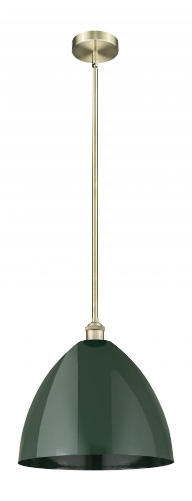 Plymouth - 1 Light - 16 inch - Antique Brass - Stem hung - Mini Pendant