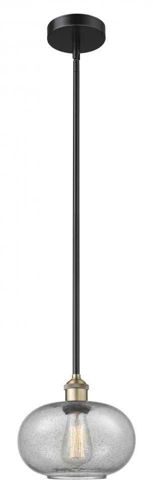 Gorham - 1 Light - 10 inch - Black Antique Brass - Stem hung - Mini Pendant