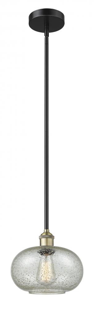 Gorham - 1 Light - 10 inch - Black Antique Brass - Stem hung - Mini Pendant
