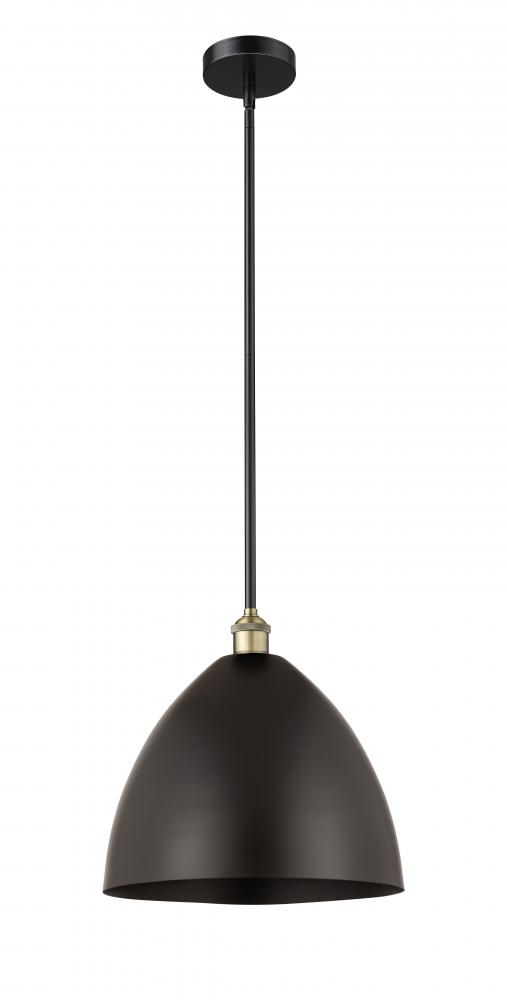 Bristol - 1 Light - 16 inch - Black Antique Brass - Stem hung - Mini Pendant