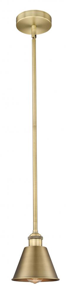 Smithfield - 1 Light - 7 inch - Brushed Brass - Stem hung - Mini Pendant