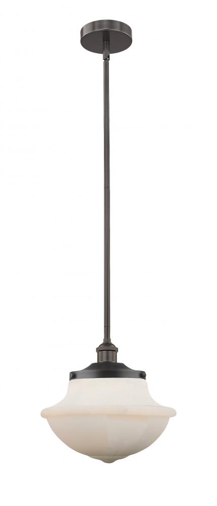 Oxford - 1 Light - 12 inch - Oil Rubbed Bronze - Stem hung - Mini Pendant
