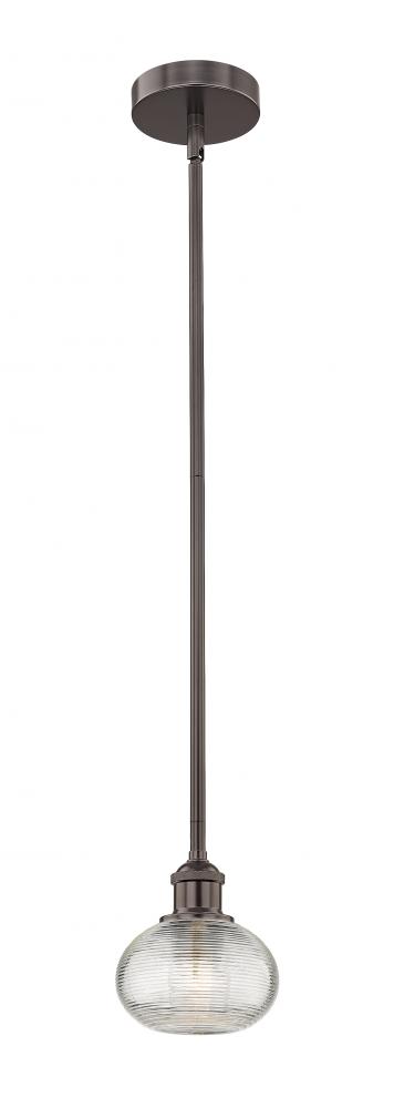 Ithaca - 1 Light - 6 inch - Oil Rubbed Bronze - Cord hung - Mini Pendant