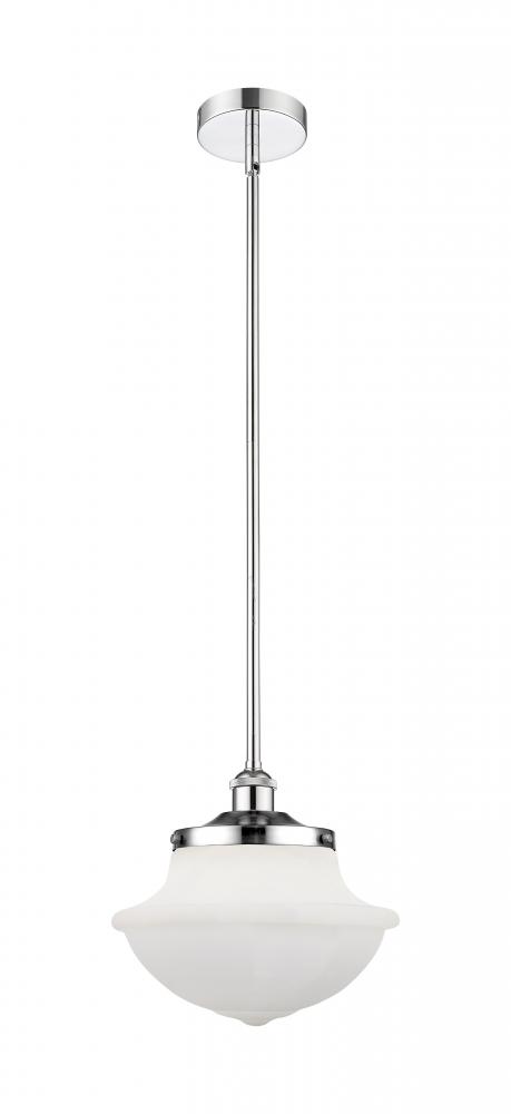 Oxford - 1 Light - 12 inch - Polished Chrome - Stem hung - Mini Pendant