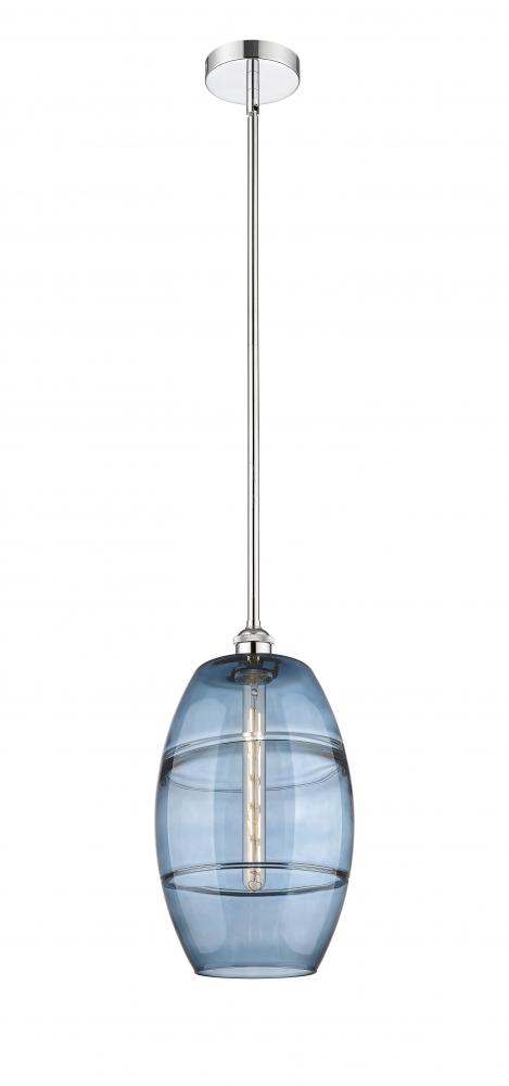 Vaz - 1 Light - 10 inch - Polished Chrome - Stem hung - Mini Pendant