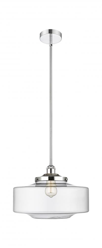 Bridgeton - 1 Light - 16 inch - Polished Chrome - Stem Hung - Mini Pendant