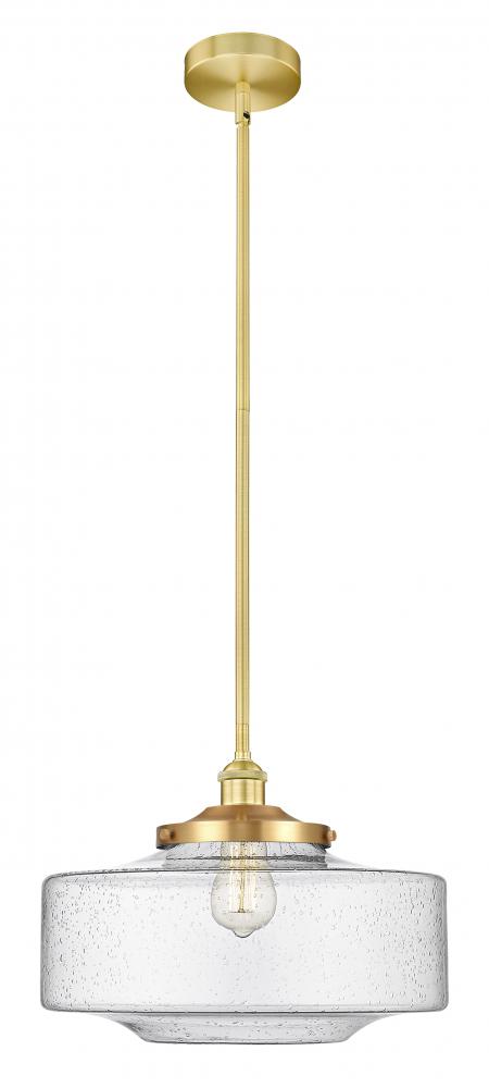 Bridgeton - 1 Light - 16 inch - Satin Gold - Stem Hung - Mini Pendant