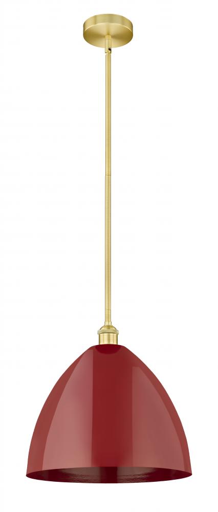 Plymouth - 1 Light - 16 inch - Satin Gold - Stem hung - Mini Pendant