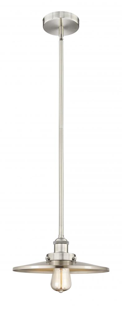 Appalachian - 1 Light - 12 inch - Brushed Satin Nickel - Stem hung - Mini Pendant