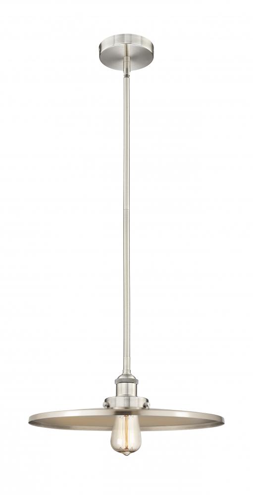 Appalachian - 1 Light - 16 inch - Brushed Satin Nickel - Stem hung - Mini Pendant