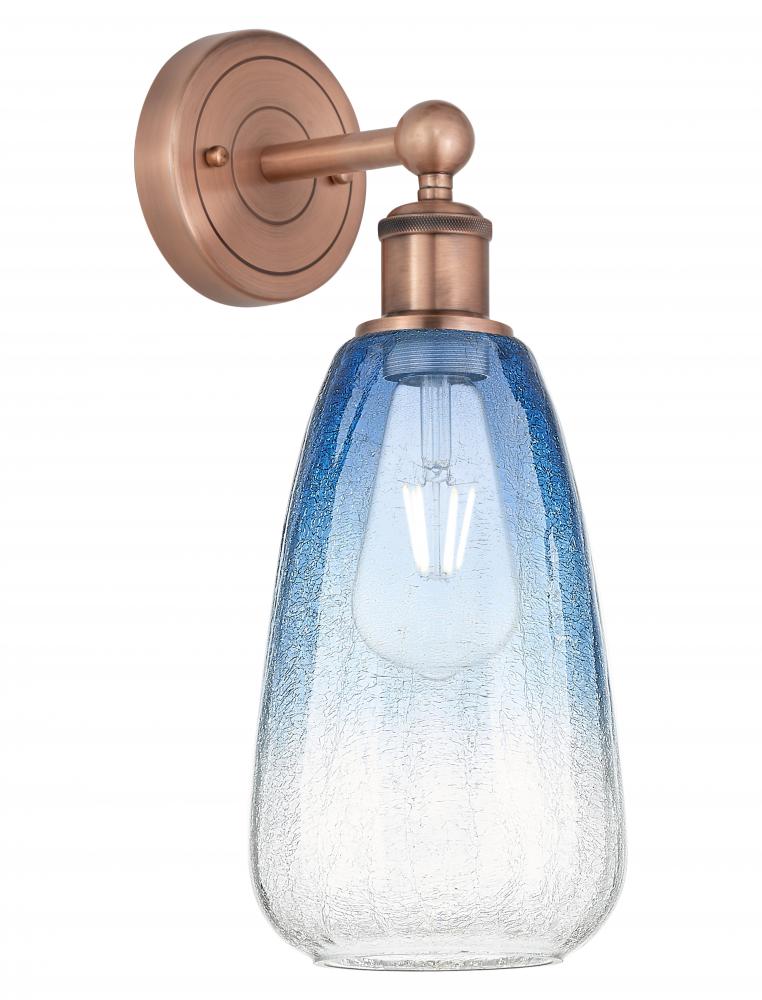 Brookhaven Almond - 1 Light - 6 inch - Antique Copper - Sconce