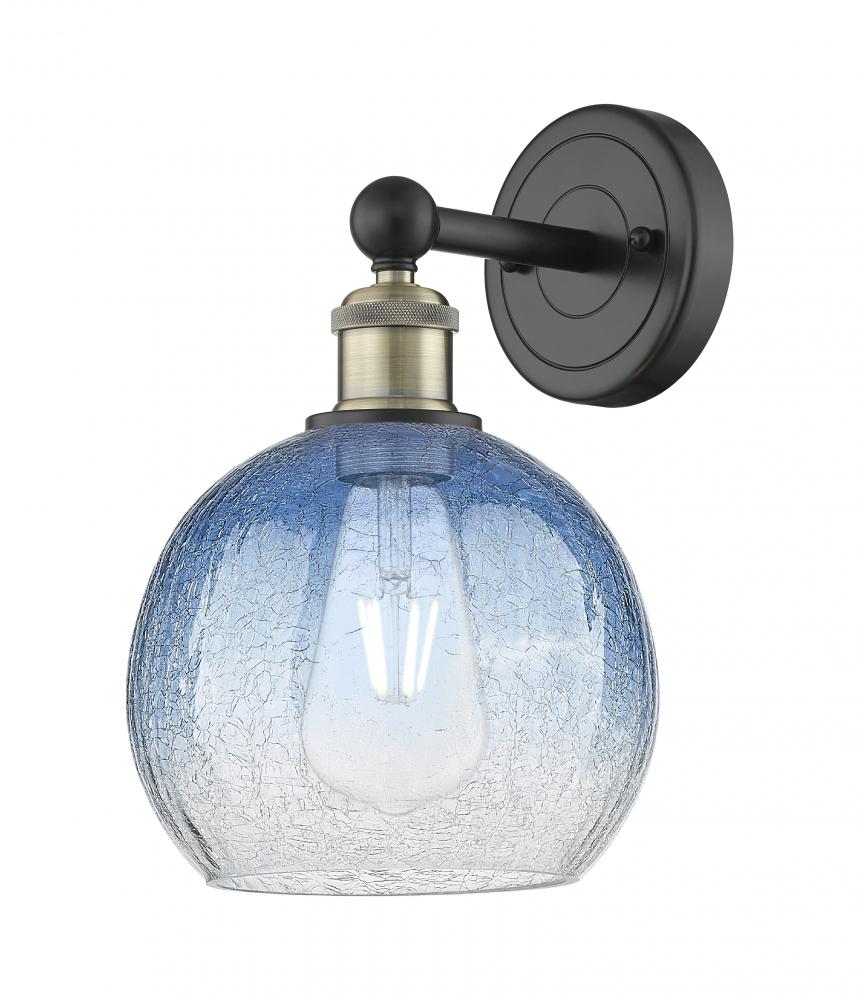 Brookhaven Globe - 1 Light - 8 inch - Black Antique Brass - Sconce