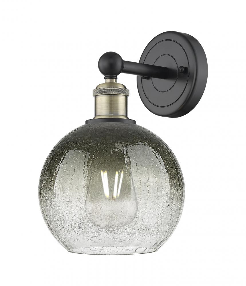 Brookhaven Globe - 1 Light - 8 inch - Black Antique Brass - Sconce