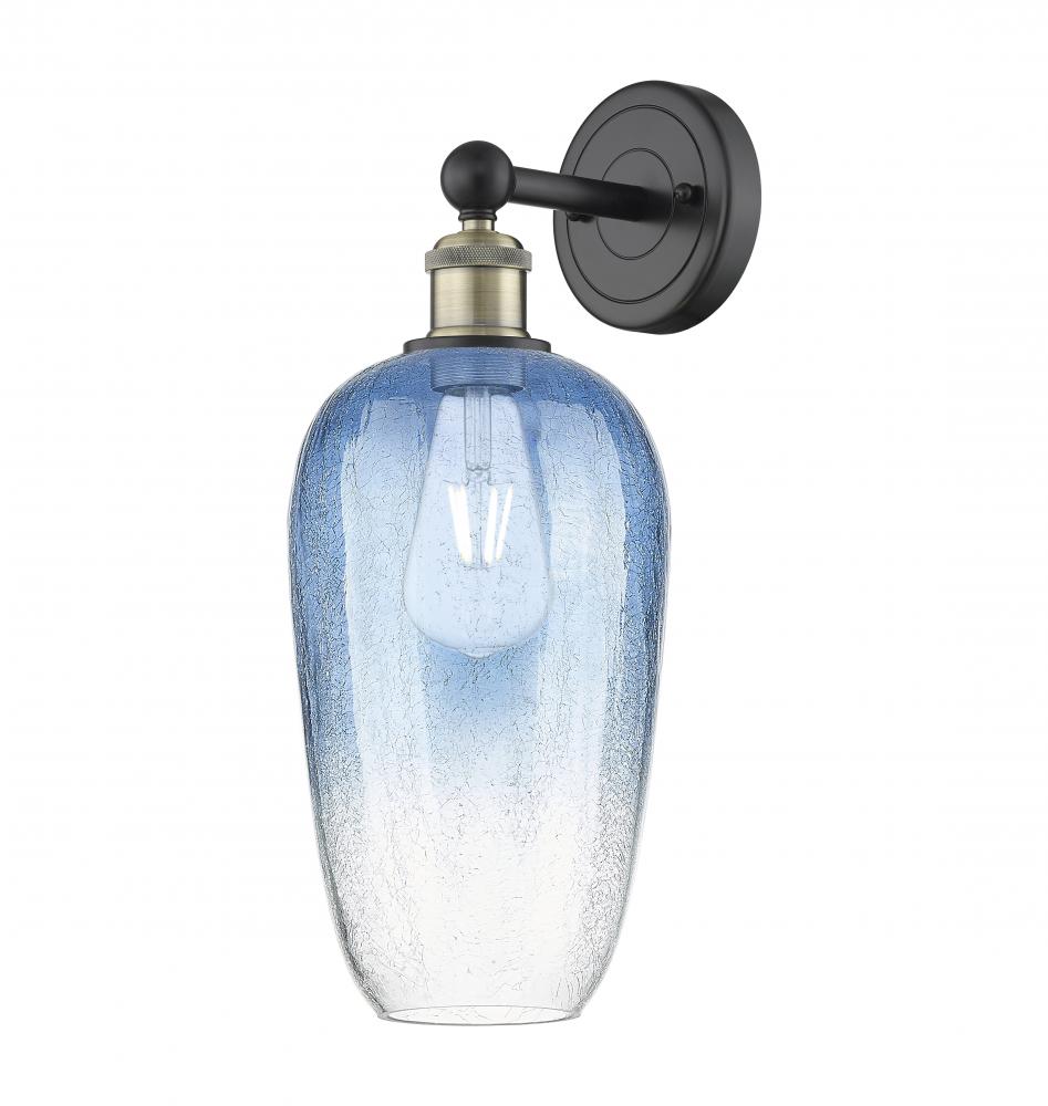 Brookhaven Flute - 1 Light - 7 inch - Black Antique Brass - Sconce