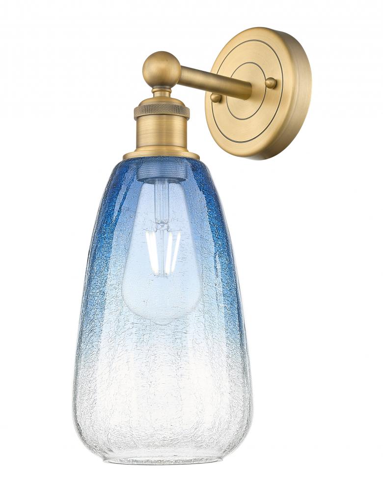 Brookhaven Almond - 1 Light - 6 inch - Brushed Brass - Sconce