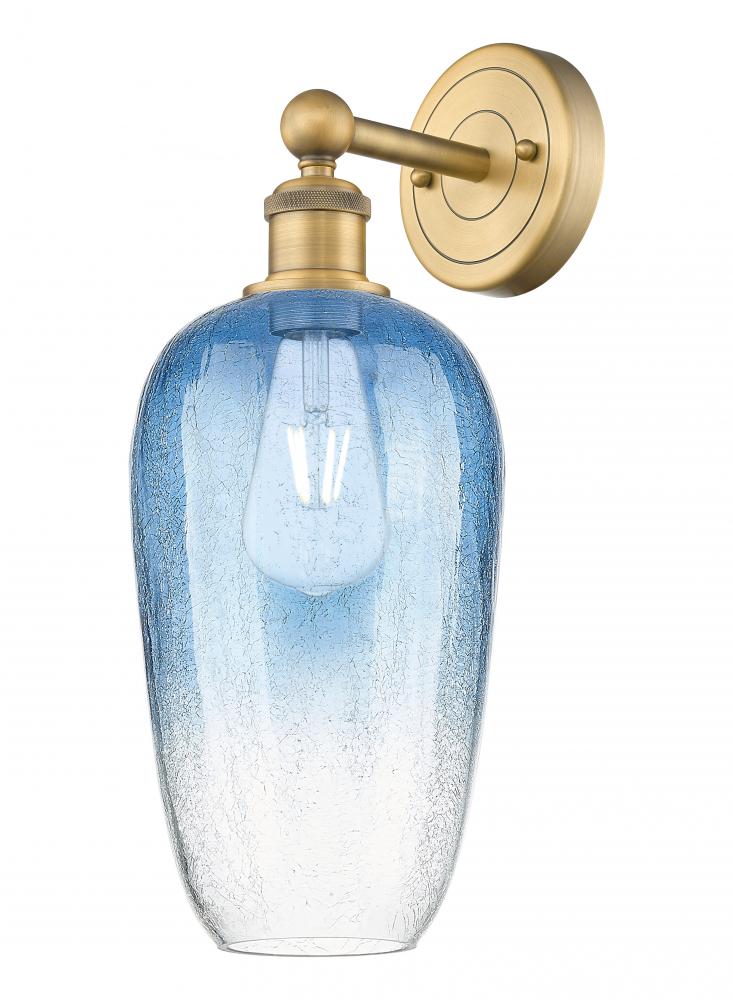 Brookhaven Flute - 1 Light - 7 inch - Brushed Brass - Sconce