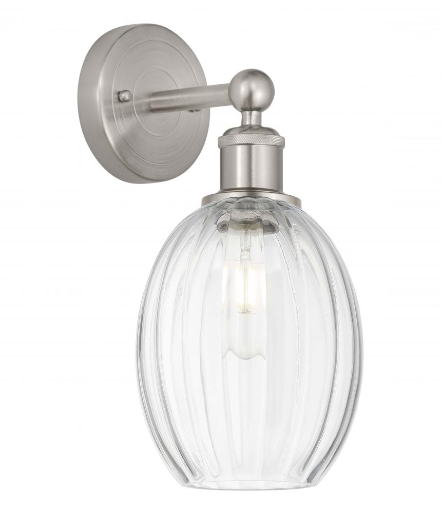 Preston Bulb - 1 Light - 6 inch - Brushed Satin Nickel - Sconce