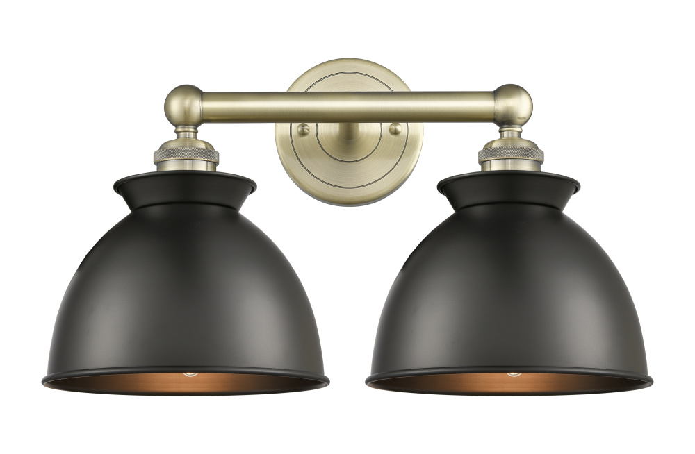Adirondack - 2 Light - 17 inch - Antique Brass - Bath Vanity Light