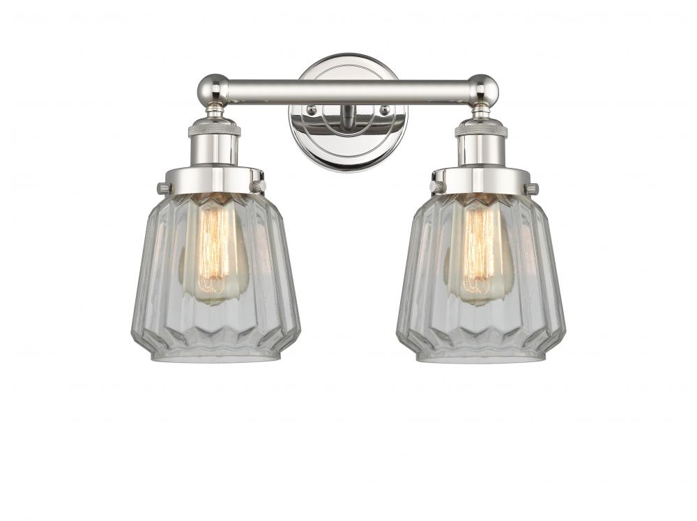 Chatham - 2 Light - 16 inch - Polished Nickel - Bath Vanity Light