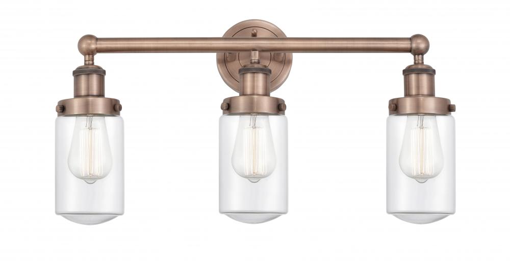 Dover - 3 Light - 23 inch - Antique Copper - Bath Vanity Light