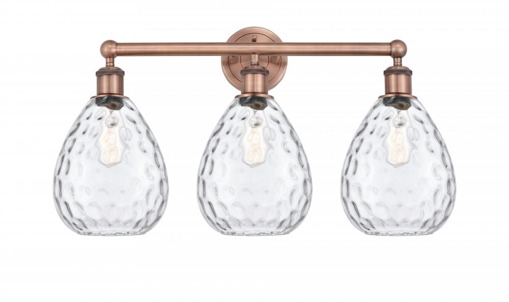 Waverly - 3 Light - 26 inch - Antique Copper - Bath Vanity Light