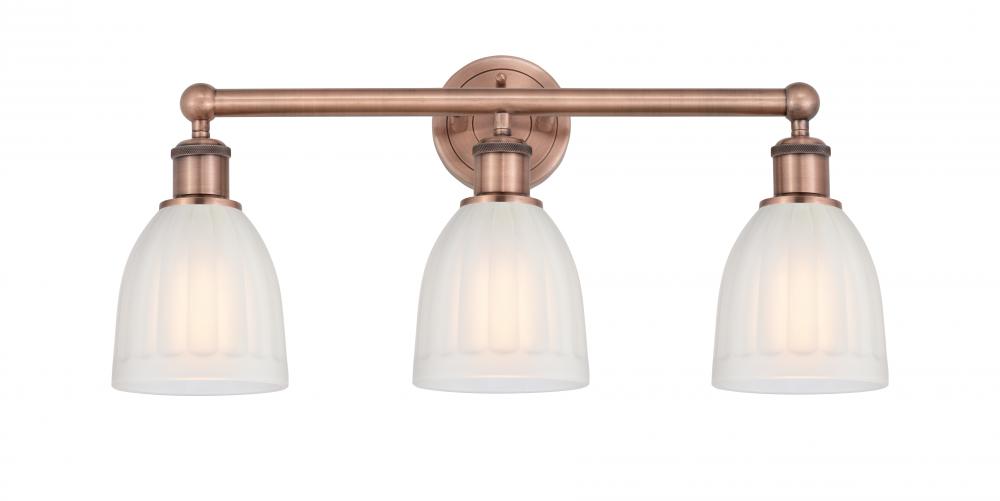 Brookfield - 3 Light - 24 inch - Antique Copper - Bath Vanity Light