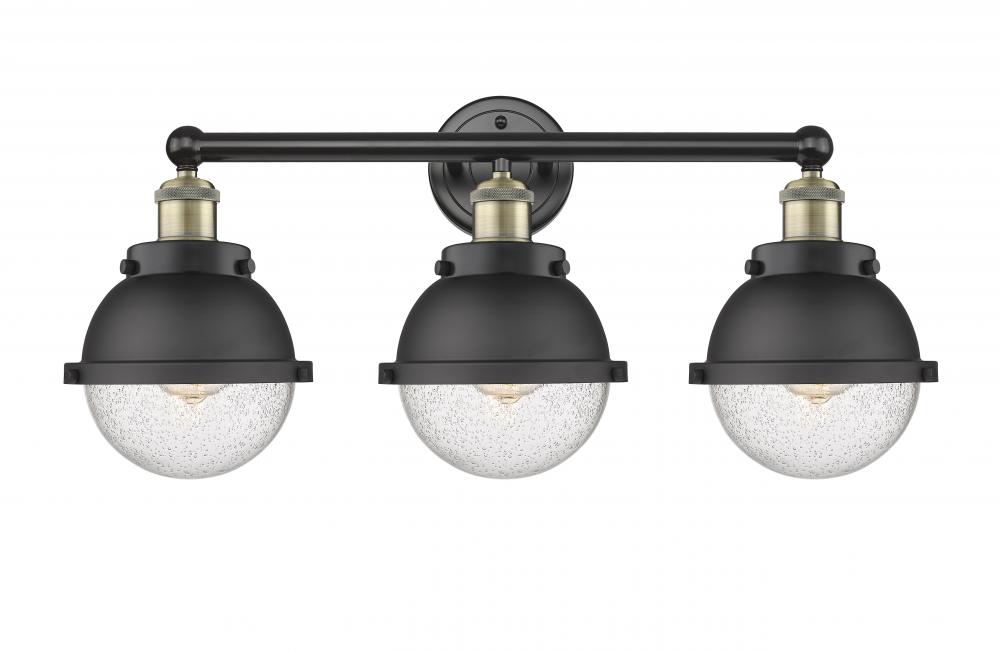 Edison - 3 Light - 25 inch - Black Antique Brass - Bath Vanity Light