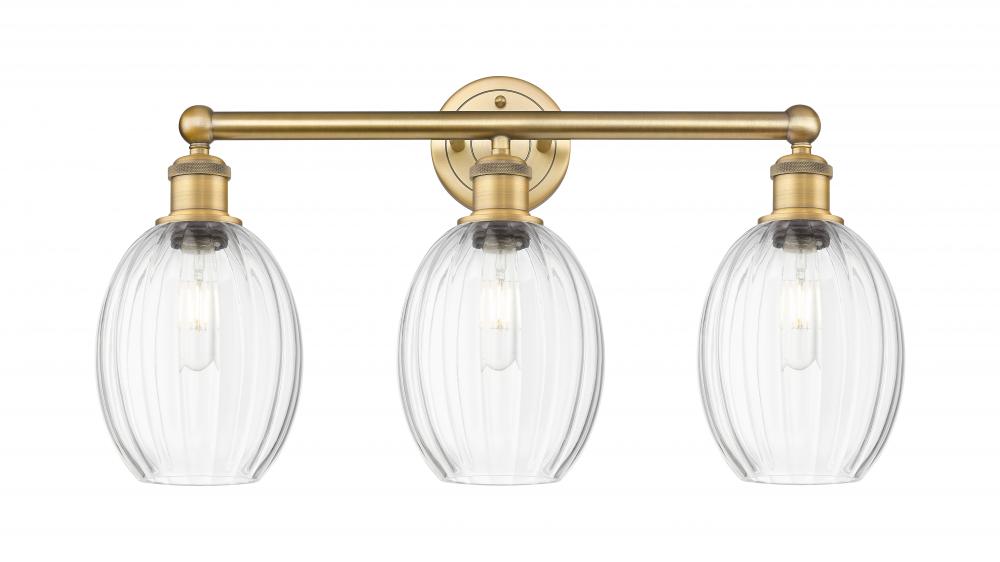 Preston Bulb - 3 Light - 24 inch - Brushed Brass - Bath Vanity Light
