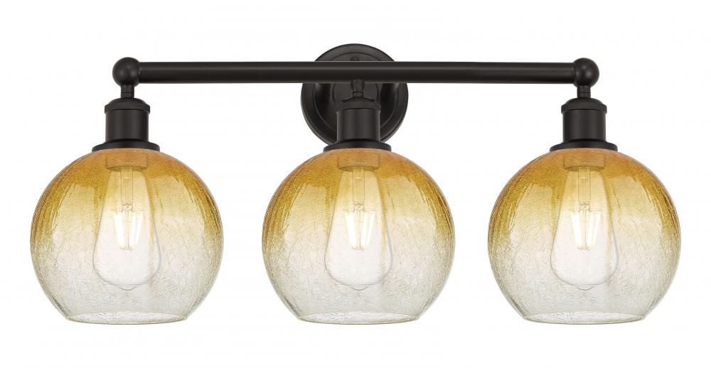 Brookhaven Globe - 3 Light - 26 inch - Oil Rubbed Bronze - Bath Vanity Light