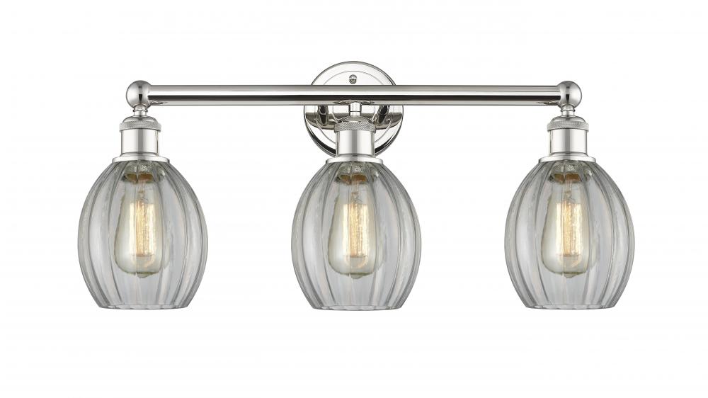 Eaton - 3 Light - 24 inch - Polished Nickel - Bath Vanity Light