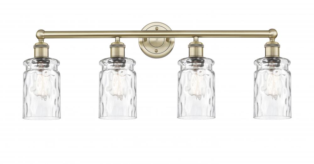 Candor - 4 Light - 32 inch - Antique Brass - Bath Vanity Light